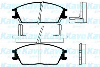 KAVO PARTS bp3004 -  Комплект тормозных колодок, дисковый тормоз